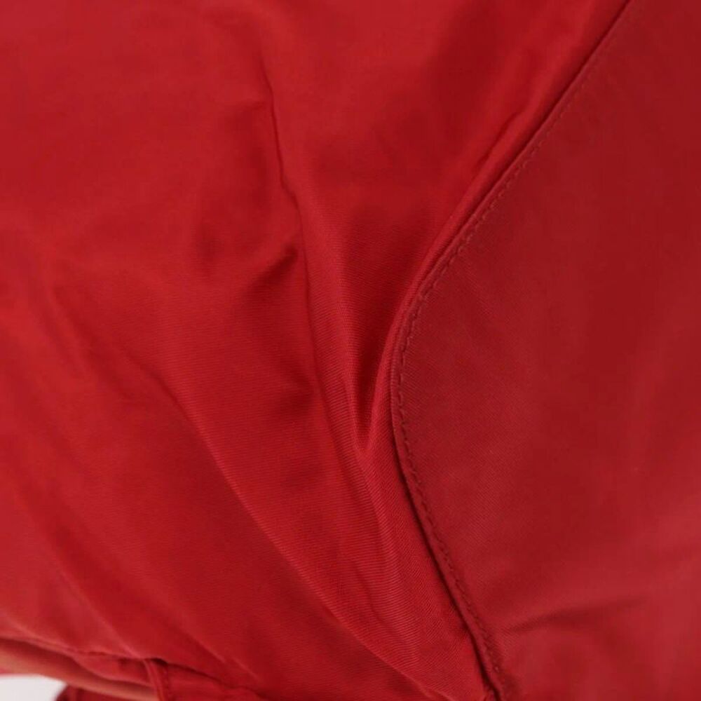 Prada Double Front Pocket Backpack Tessuto Red Nylon Backpack Bag - Picture 9 of 16